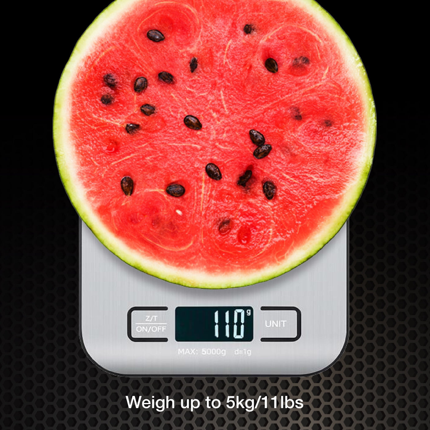 Food Scale Silver, for Accurate Kitchen, Food and Portion Weighing, Durable Design for Daily Home Use