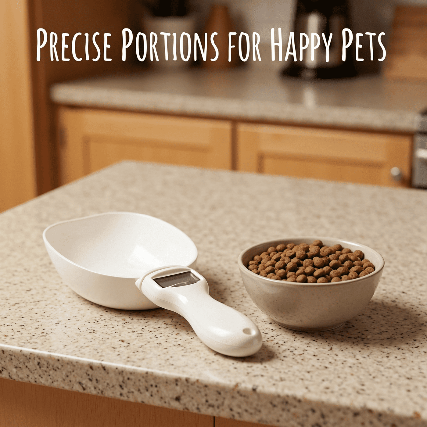 Food Measuring Spoon with Electronic Scale, High Precision Digital Pet Food Scale, Portion Control Weigher, Easy to Clean