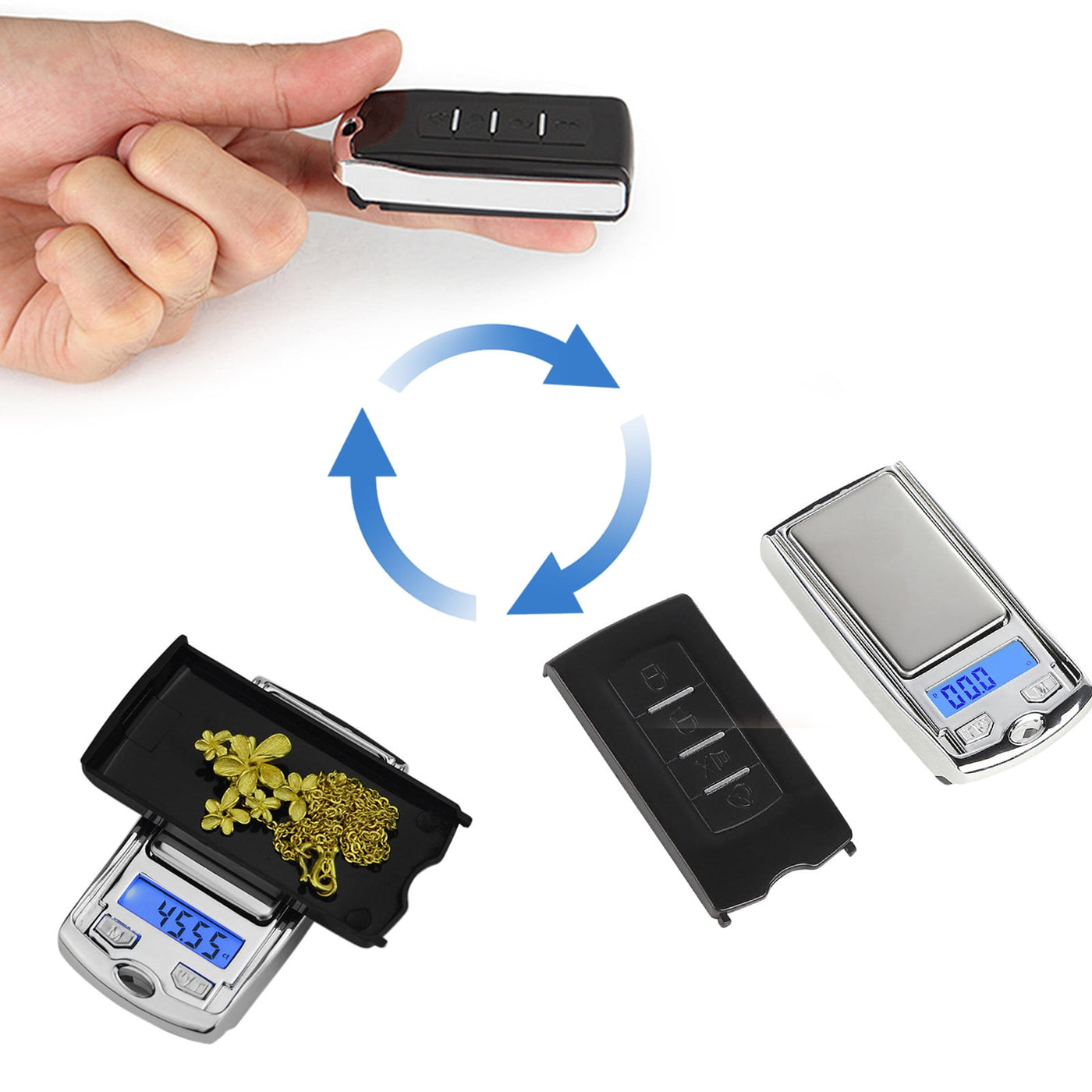 Food Kitchen Electronic Scale Digital Ounces and Grams for Cooking Baking Meal Prep Dieting and Weight Loss Silver