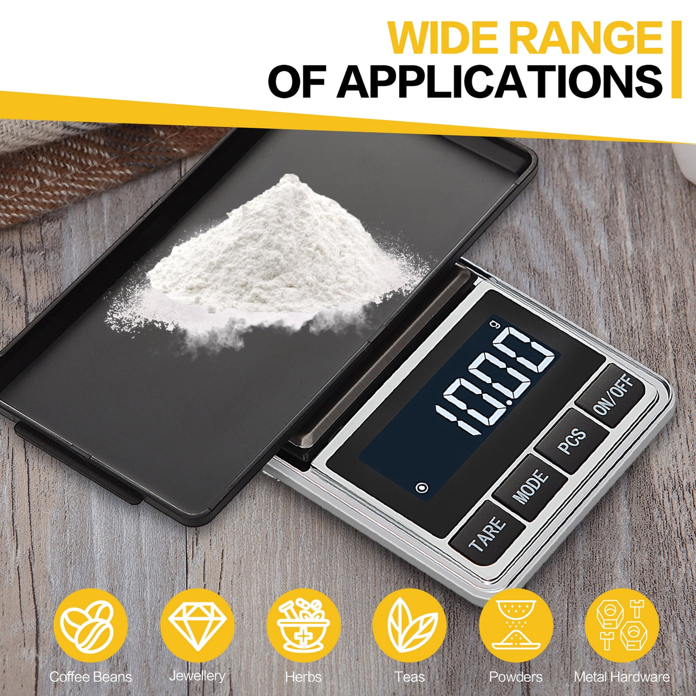 Egoelife Pocket Scale 500g/0.01g High Precision Scale Portable Digital Kitchen Scale Pocket Scale for Gold Jewelry Food Scale Mini Gram Scale with