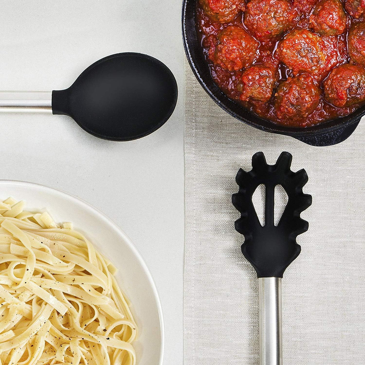 Kitchen Utensil Set-silicone Cooking Utensils-33 Kitchen Gadgets and Spoons for Nonstick Cookware-silicone and Stainless Steel Spatula Set-best