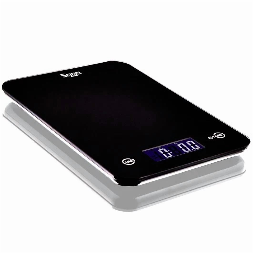 Yani -saga Digital Kitchen Scale Touch Glass 11Lb 5Kg / 5000G X 1G Oz Diet Food Postal, for Accurate Kitchen, Food and Portion Weighing