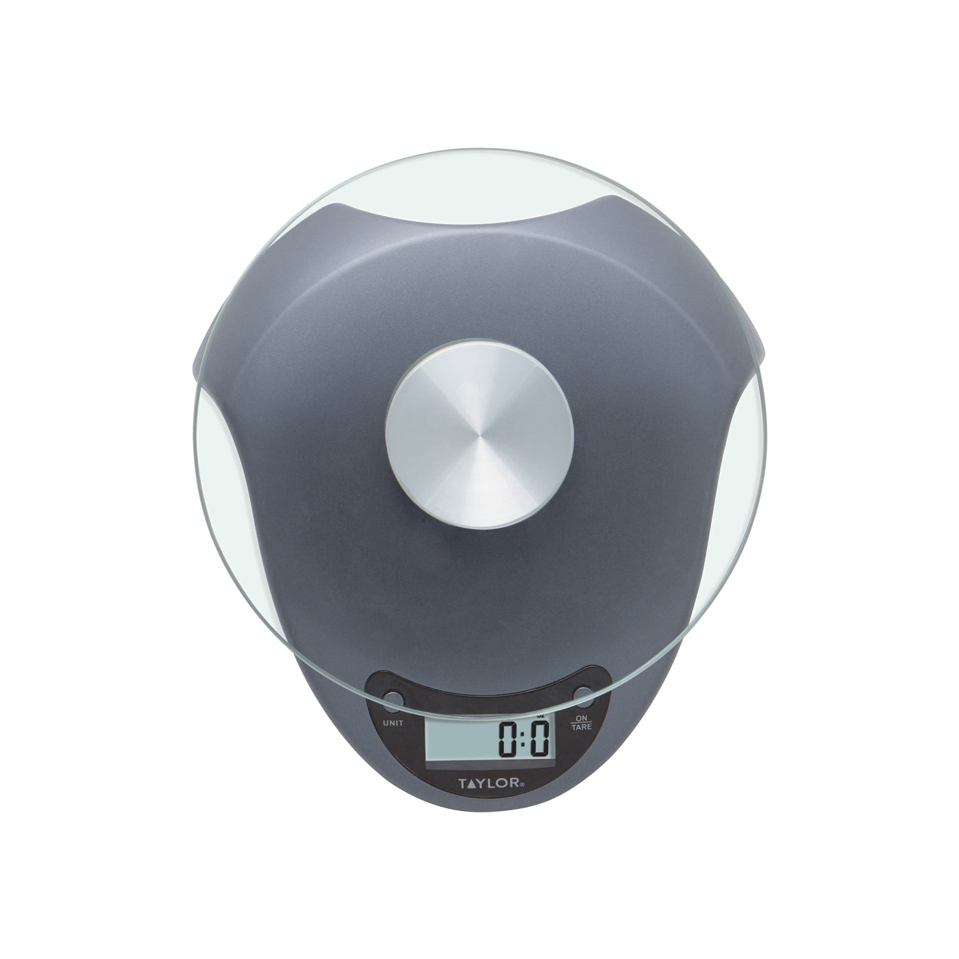 Digital Glass Platform Silver Base Food Scale, for Accurate Kitchen, Food and Portion Weighing, Durable Design for Daily Home Use