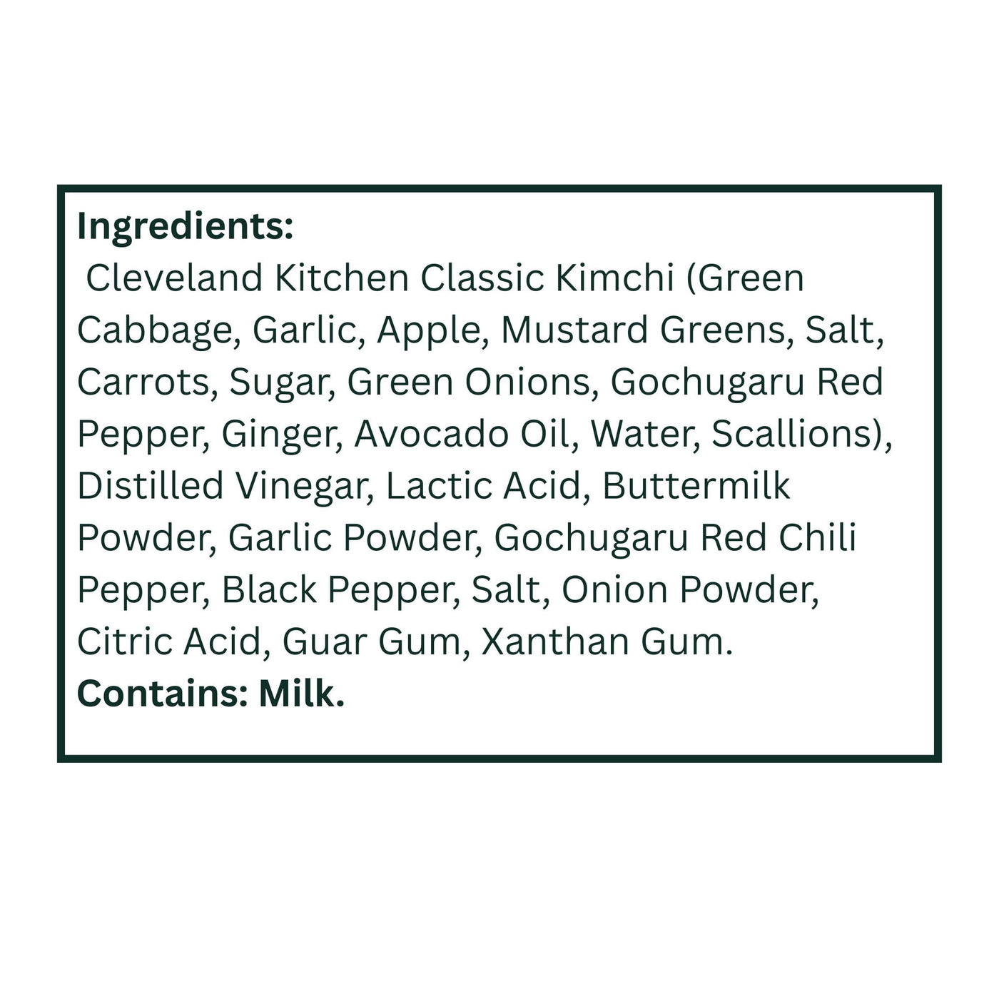 Kitchen, Kimchi Ranch Everything Sauce, 8 Fl Oz, for Everyday Home Kitchen Cooking, Storage and Organization
