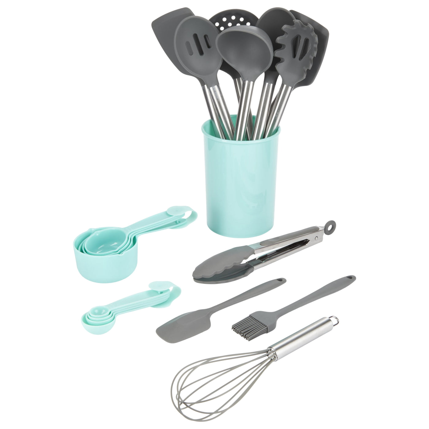 20-Piece Kitchen Tools and Gadget with Crock Set, for Everyday Home Kitchen Cooking, Storage and Organization