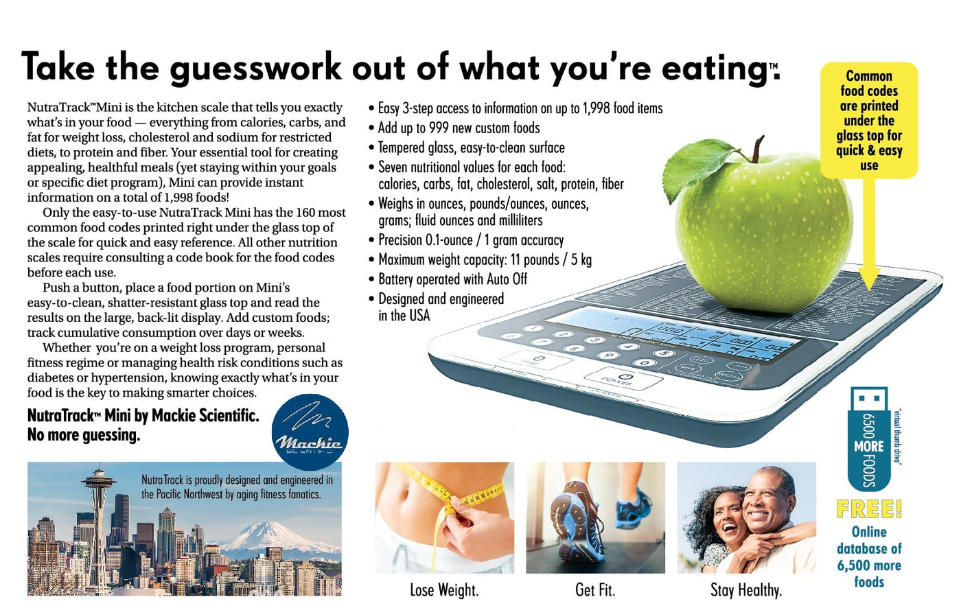 Nutra Track Food and Nutrition Scale, An American Co. You Can Find Cheaper But You Cant Find Better, Our Proprietary Usda Nutritional Calculator