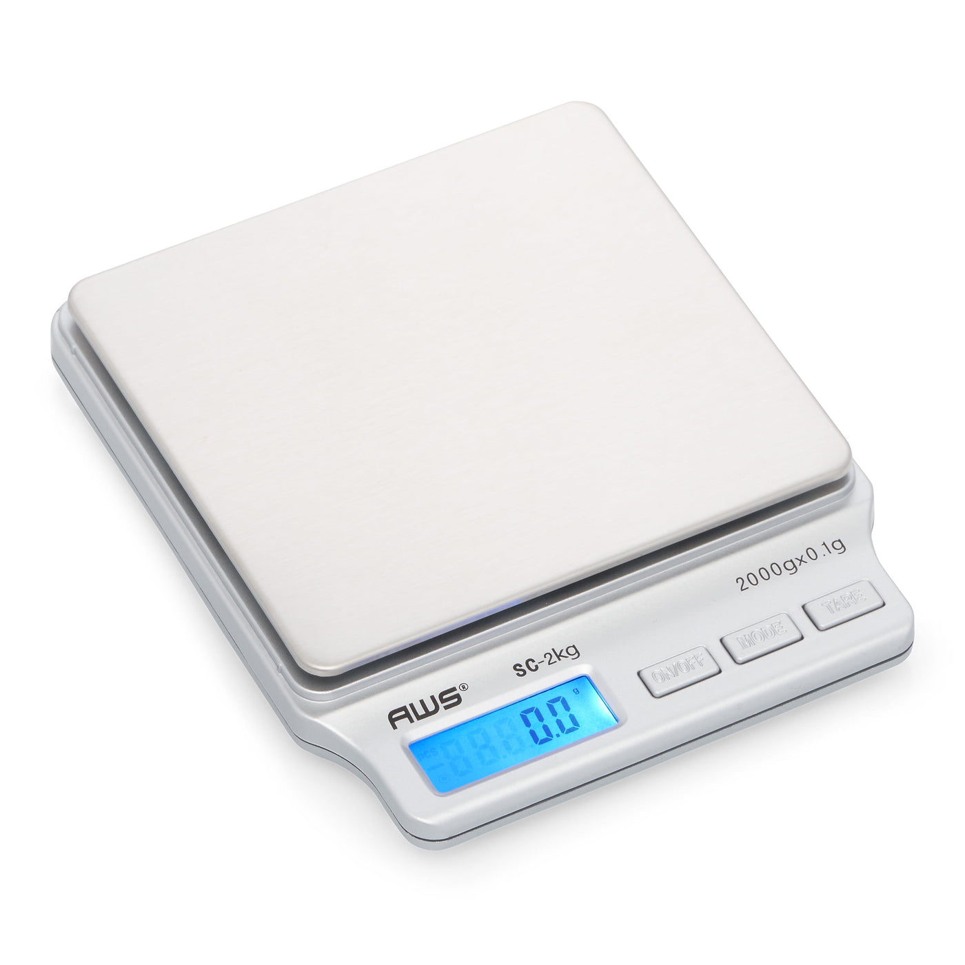 Tscales Sc2kg Amw-sc-2kg Digital Pocket Scale, for Accurate Kitchen, Food and Portion Weighing, Durable Design for Daily Home Use