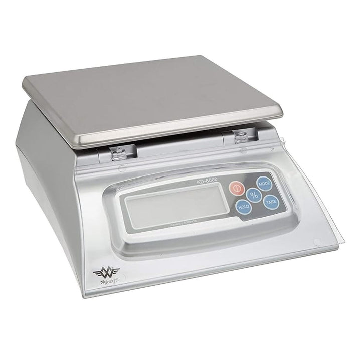 Bakers Math Kitchen Scale By T, Kd8000, Silver, for Accurate Kitchen, Food and Portion Weighing, Durable Design for Daily Home Use