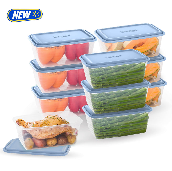 8 Cup Meal Prep Containers with Lids, Pfas and BPA Free Materials, Durable, Microwave, Freezer, and Dishwasher Safe to Go Food Storage Container