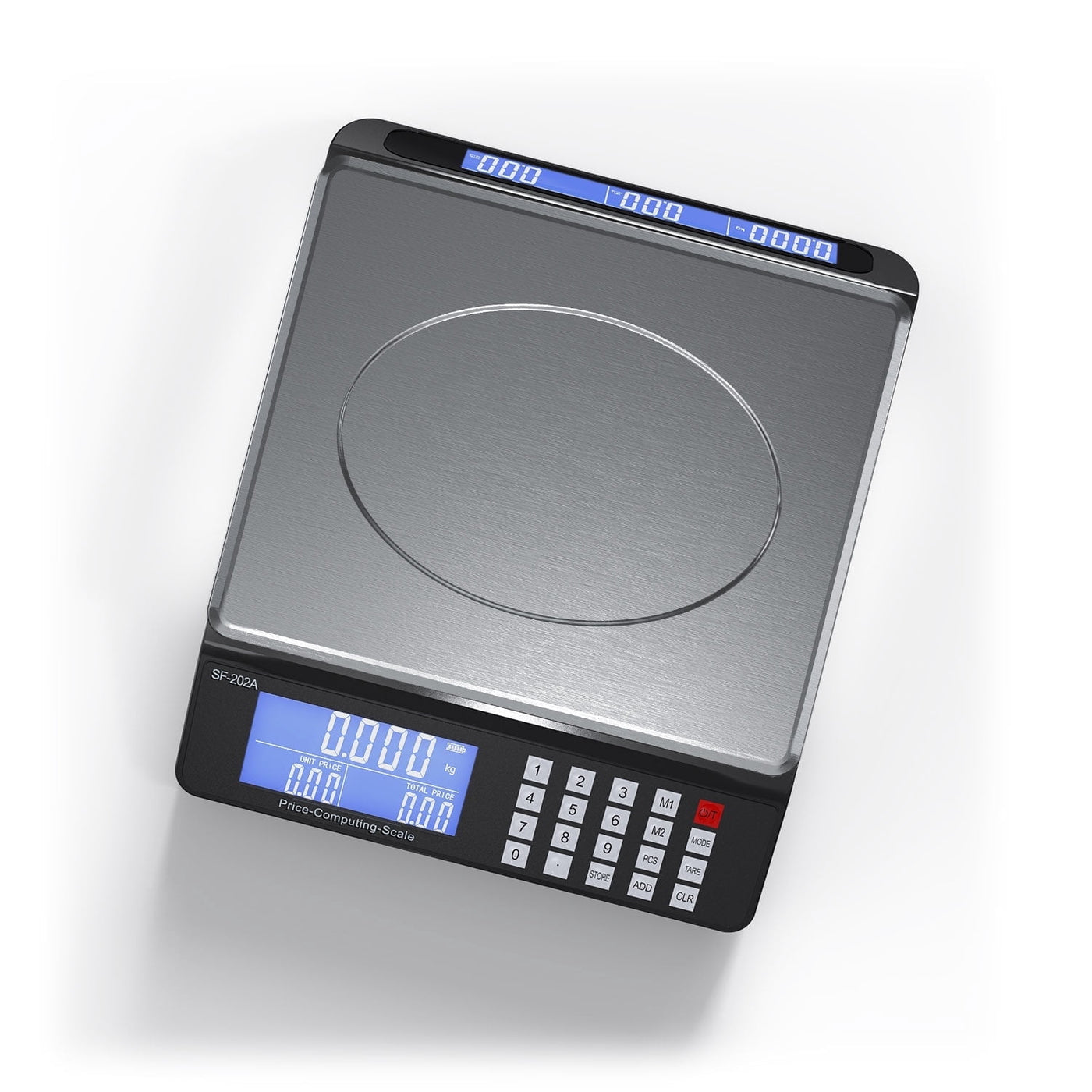 Digital Computing Price Scale with Capacity 66lbs and 0.1oz Readability, AC/DC, for Accurate Kitchen, Food and Portion Weighing