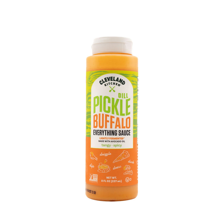 Kitchen, Dill Pickle Buffalo Everything Sauce, 8 Fl Oz, for Everyday Home Kitchen Cooking, Storage and Organization