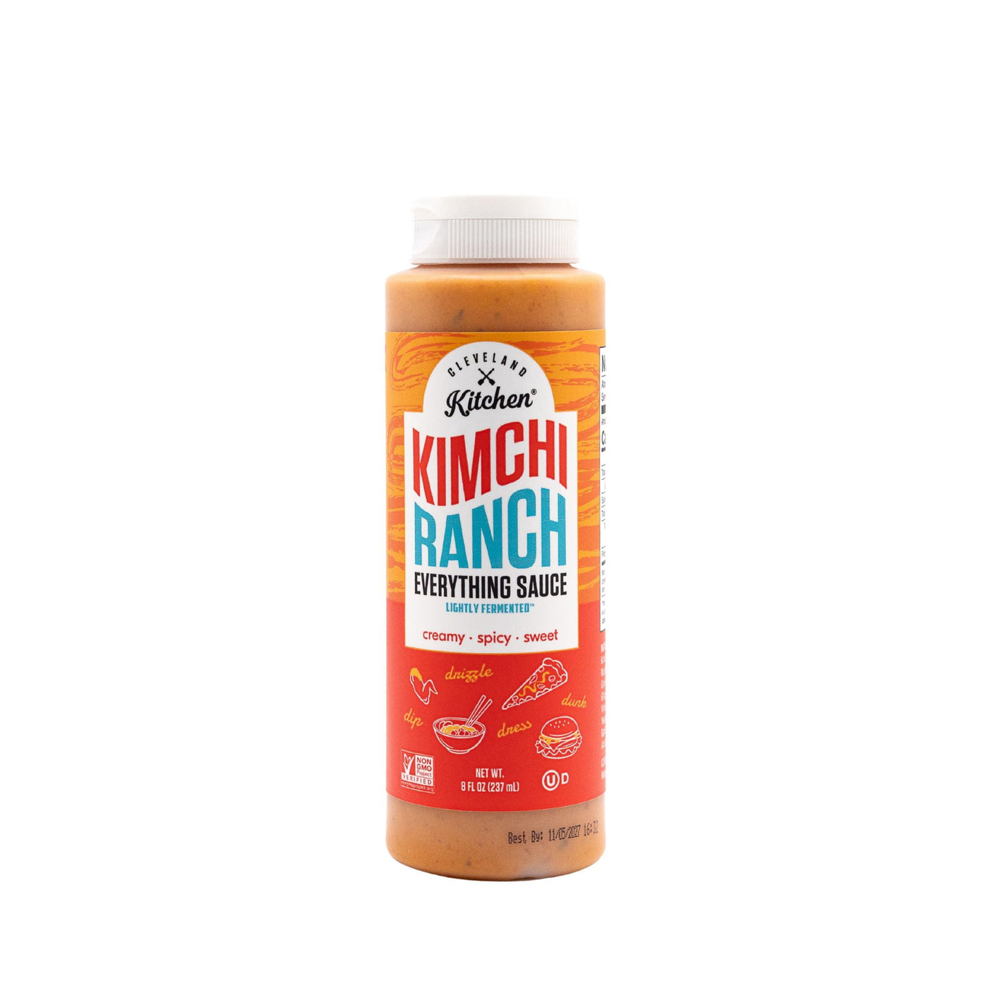 Kitchen, Kimchi Ranch Everything Sauce, 8 Fl Oz, for Everyday Home Kitchen Cooking, Storage and Organization