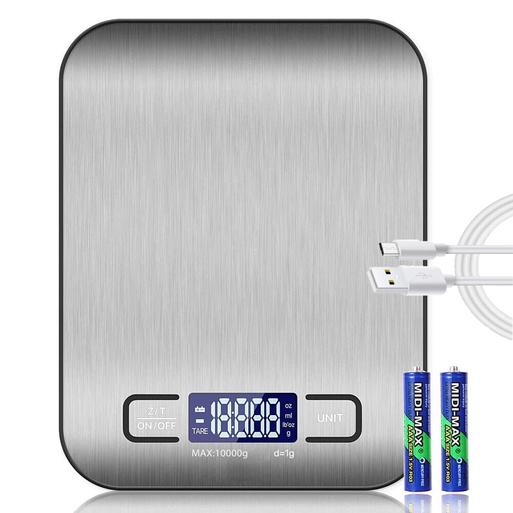 Digital Food Scale, 22lb Kitchen Scales Grams and Ounces for Weight Loss, Cooking, for Accurate Kitchen, Food and Portion Weighing