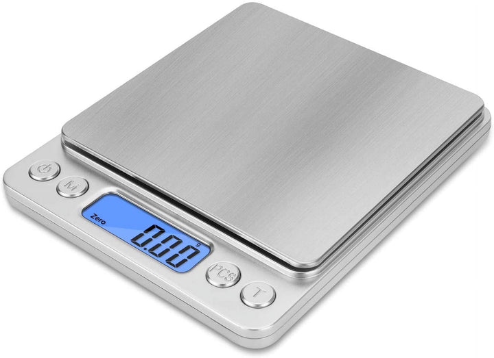 Digital Kitchen Scale, 3kg/0.1g, Mini Pocket Jewelry Scale, Multifunctional Food Scale with Backlit LCD Display for Cooking Baking Coffee Postal