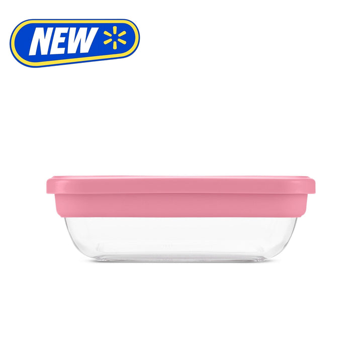 Fresh Stack Glass 3.7cup Food Storage Container, Designed to Help with Pantry Storage and Everyday Organization