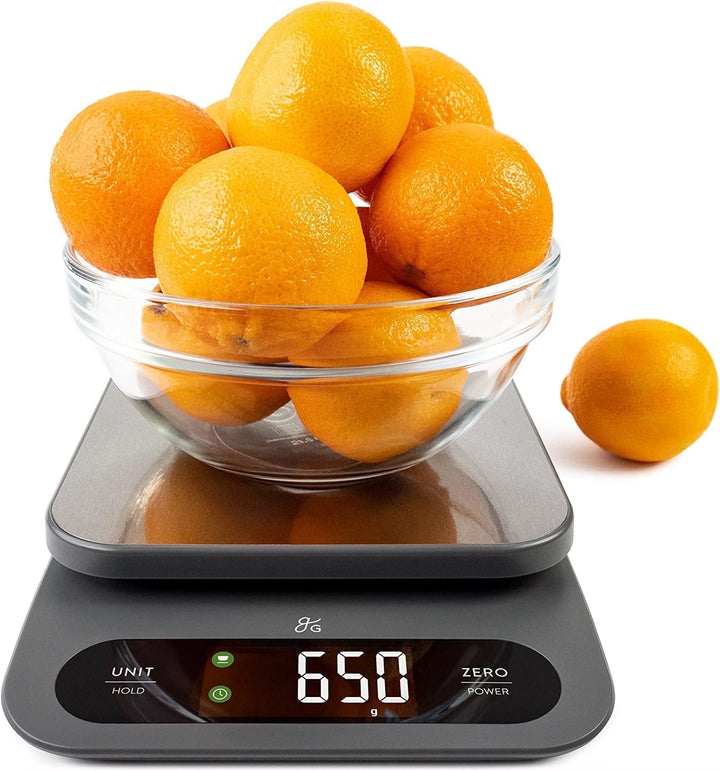 Greater Goods High-capacity Food Scale, Digital Kitchen Scale with LCD Display and Tare Function, for Accurate Kitchen, Food and Portion Weighing