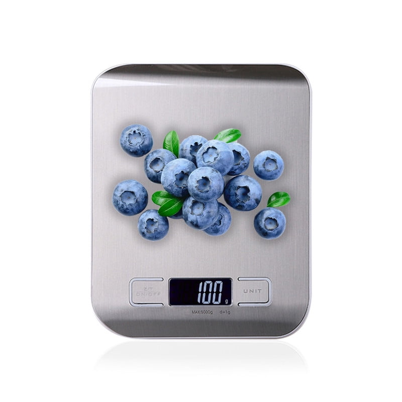 Soul Creat Kitchen Digital Food Scale 11 Lb with LCD Display for Baking Cooking Meal Prep, for Accurate Kitchen, Food and Portion Weighing