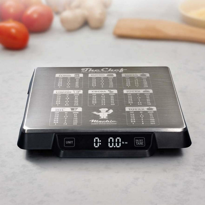 Industrial Full Size Durable Restaurant Quality Food Kitchen Digital Scale for Baking Cooking Meal Prep 33lb / 1g Increments. Easily Read w/Oversized