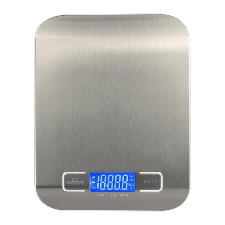 Kitchen Gadgets Kezqiaxn Food Scale 11lb Kitchen Scale with 6 Units Tare Function LCD Display 0.05oz/1g Stainless Steel Digital Food Scale Grams and