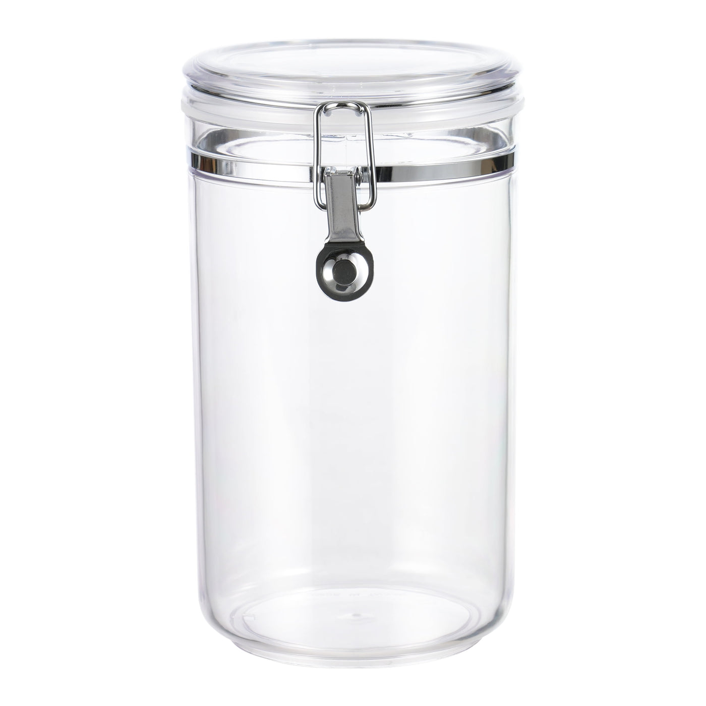 67.6 Oz Large Buckle Food Storage Canister, Clear, Kitchen Organization, for Pantry Organization, Meal Prep and Dry Food Storage