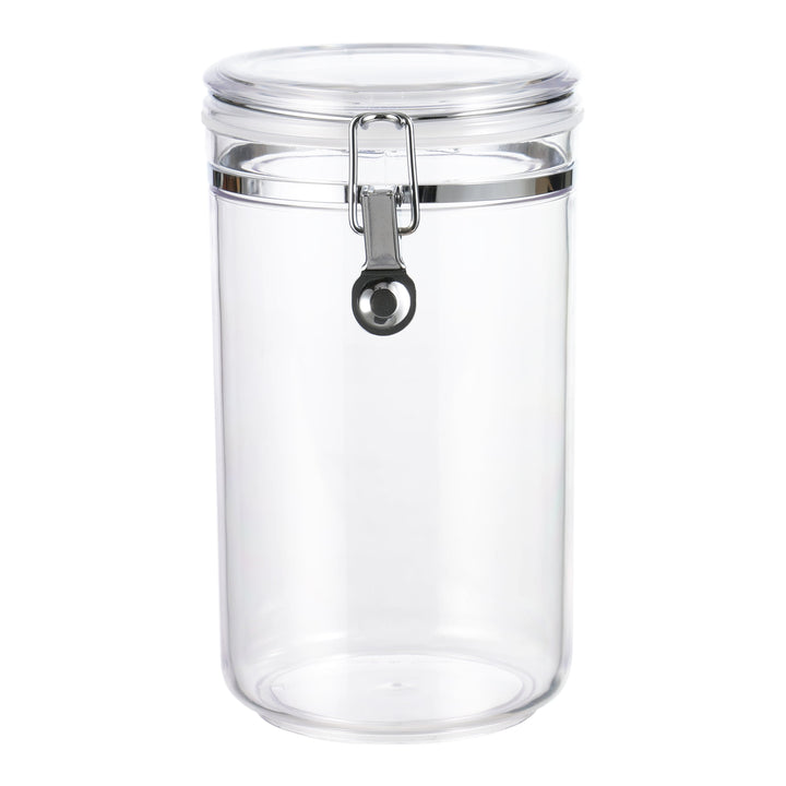 67.6 Oz Large Buckle Food Storage Canister, Clear, Kitchen Organization, for Pantry Organization, Meal Prep and Dry Food Storage