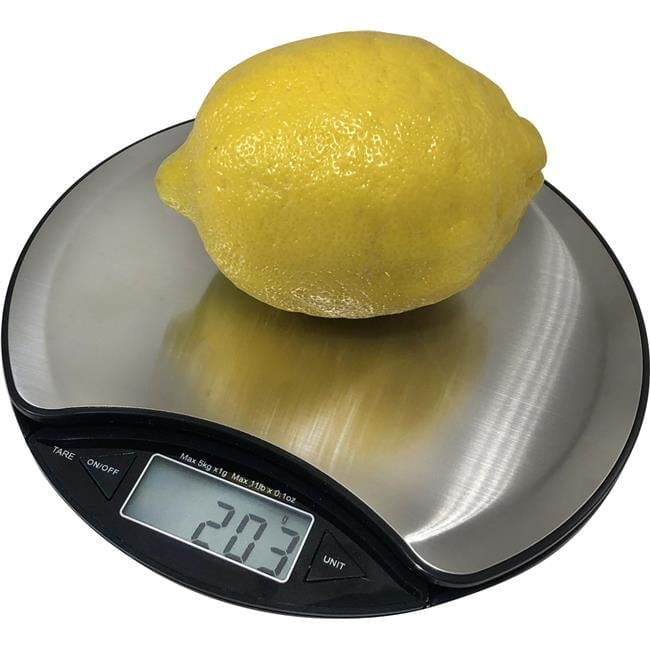 Stainless Steel Kitchen Scale, for Accurate Kitchen, Food and Portion Weighing, Durable Design for Daily Home Use