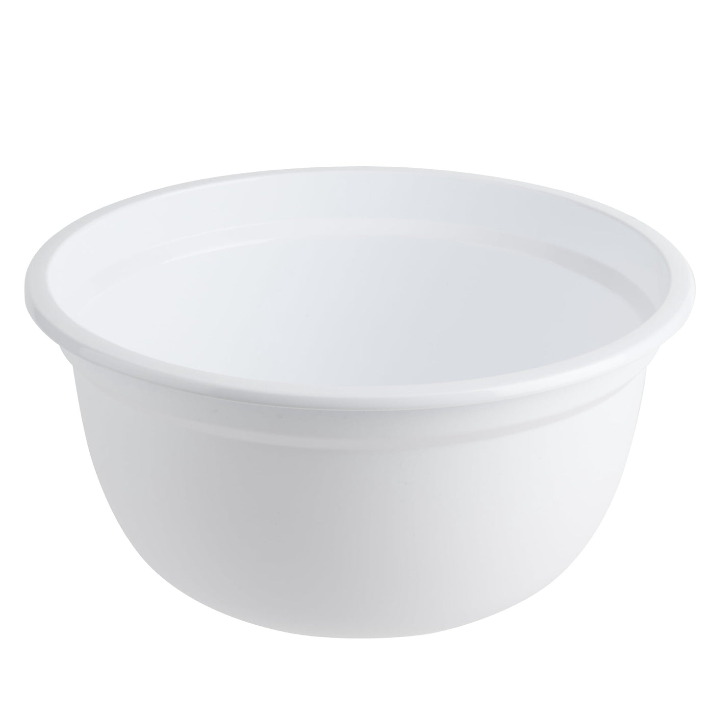 6-Quart Mixing Bowl, Durable, Lightweight, and Versatile Kitchen Essential, White, for Everyday Home Kitchen Cooking, Storage and Organization
