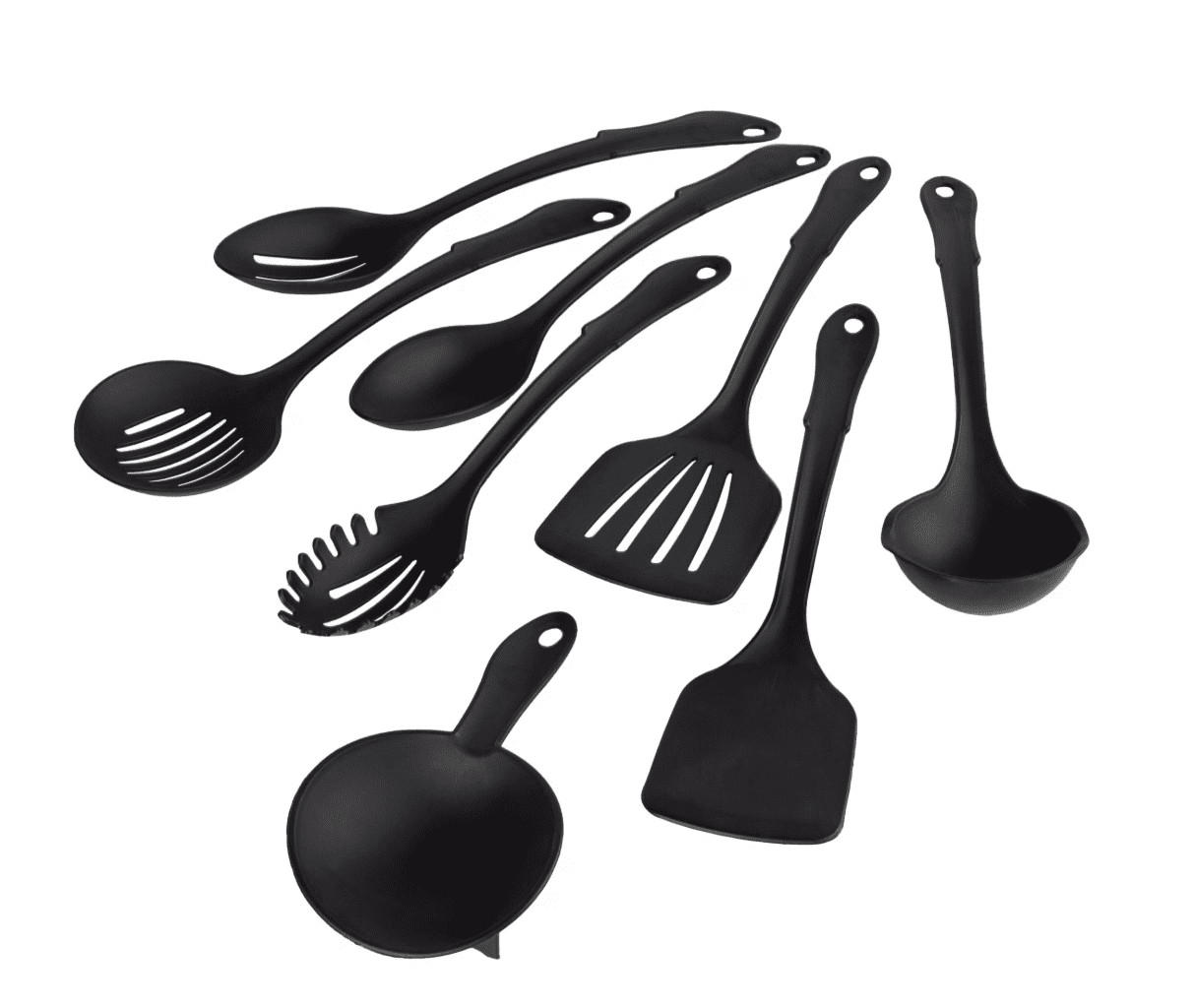 8-Piece Utensil Set, for Cooking, Mixing, Serving and Nonstick Cookware, Durable Design for Daily Home Use