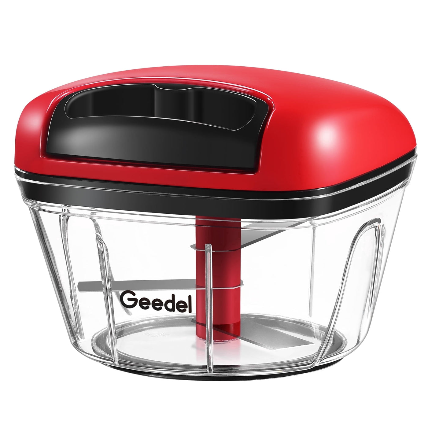 Manual Food Processor Vegetable Cutter, Geedel Pull Chopper with String, Food Chopper Vegetable Cutter for Veggies, Fruits, Salad, Onion, Nuts, Etc