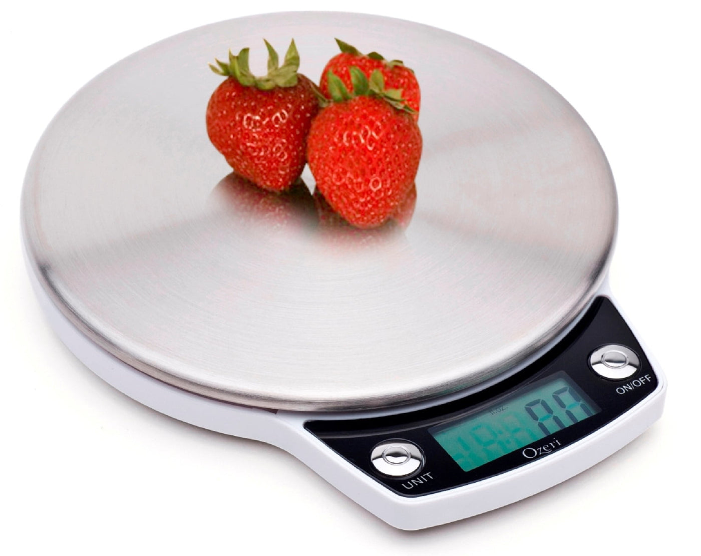 Precision Pro Stainless-steel Kitchen Scale with Oversized Weighing Platform, for Accurate Kitchen, Food and Portion Weighing