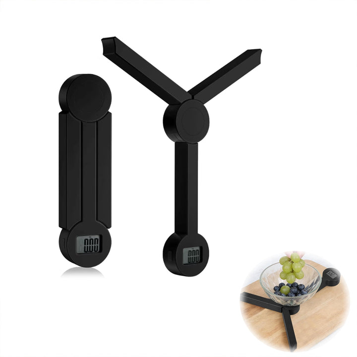 Portable Food Scale Travel Scale for Food, Small Folding Digital Kitchen Scale for Food, Collapsible Mini Pocket Scale Grams and Ounces
