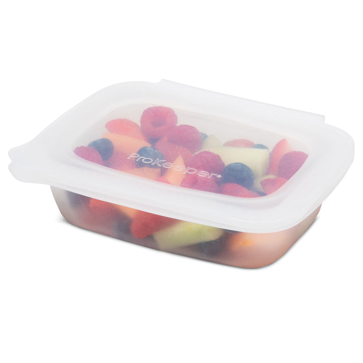 + 2 Cup Silicone Softbox, Ideal Use for Workday Meals and Travel, for Everyday Home Kitchen Cooking, Storage and Organization