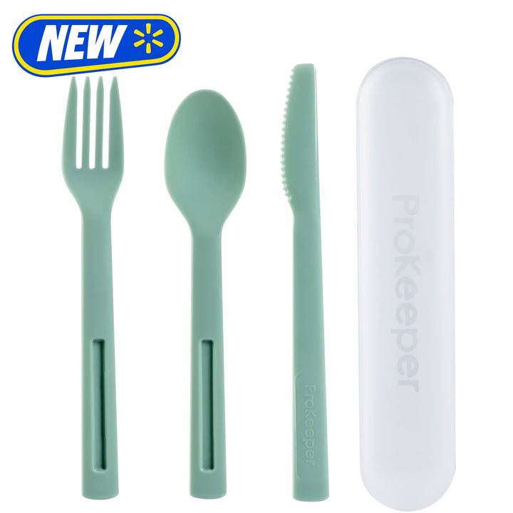 + Utensil Set with Travel Carrying Case, for Cooking, Mixing, Serving and Nonstick Cookware, Durable Design for Daily Home Use