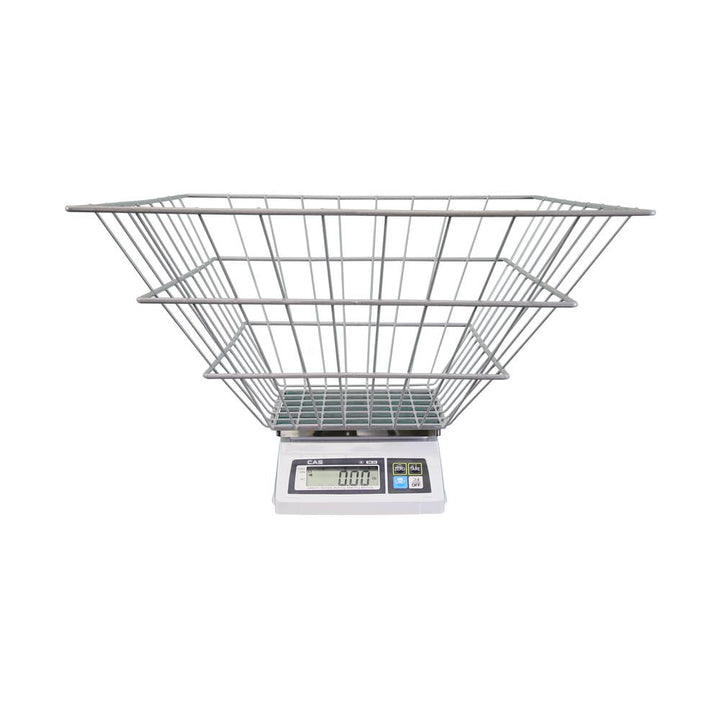 R and B Wire Products Digital Laundry 50 Lb. Scale with Dual Display, Legal for Trade, for Accurate Kitchen, Food and Portion Weighing