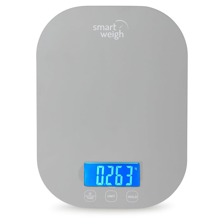 Smart Weigh 11 Lb. Digital Kitchen Food Scale, Mechanical Accurate Weight Scale with 5-Unit Modes, Grams and Ounces for Weight Loss
