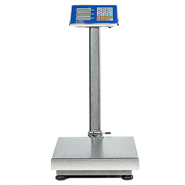 660 Lbs Weight Platform Scale Digital Floor Folding Scale, Price Computing Scale, Commercial Food Meat Produce Weighing Scale in Lb and Kg