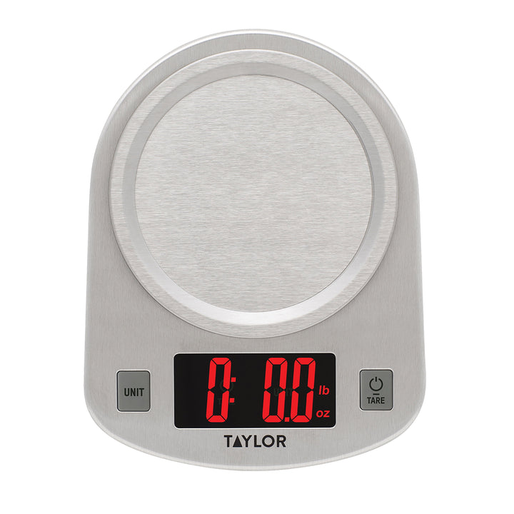 Digital Stainless Steel LED 11 Lb. Kitchen Scale and Food Scale, for Accurate Kitchen, Food and Portion Weighing
