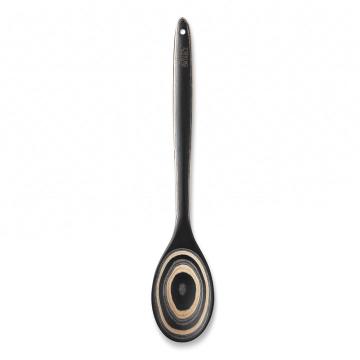 Nonstick Pakka Wood Spoon Black, for Cooking, Mixing, Serving and Nonstick Cookware, Durable Design for Daily Home Use