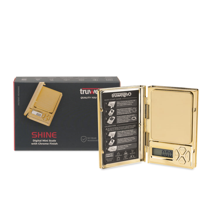 Digital Mini Scale (100g X 0.01g Chrome Gold Scale), Digital Kitchen Scale, Digital Gram Scale, for Accurate Kitchen, Food and Portion Weighing