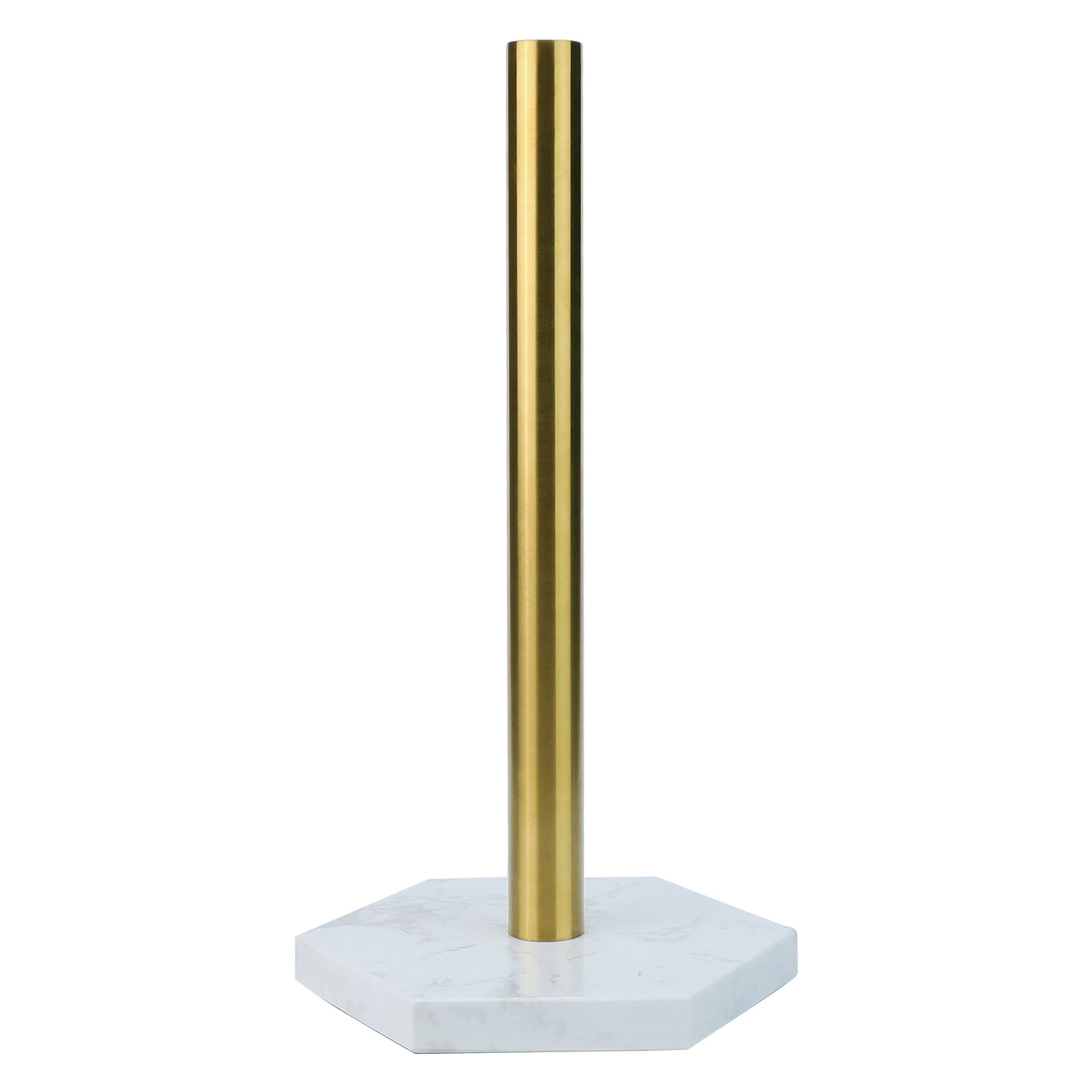 Non Slip Base Paper Towel Holder Gold B 11.7x3.3inch, for Drying Dishes, Wiping Counters and Everyday Kitchen Cleaning