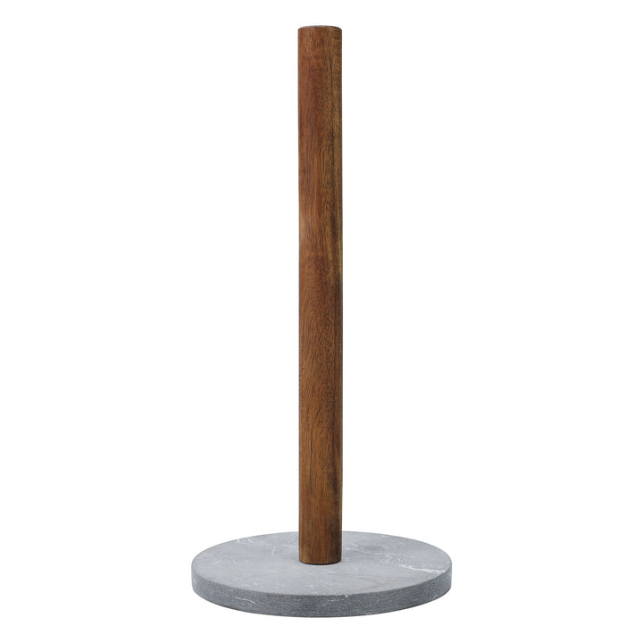 Paper Towel Holder Countertop Non-slip Base Marble Color E 12.6x5.9inch, for Drying Dishes, Wiping Counters and Everyday Kitchen Cleaning