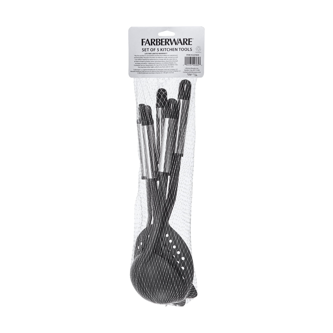 Set of 5 Stainless Steel Kitchen Tools, for Everyday Home Kitchen Cooking, Storage and Organization, Durable Design for Daily Home Use