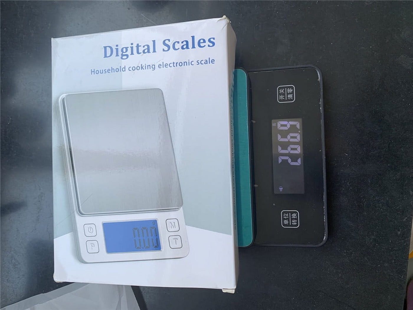 Food Kitchen Electronic Scale, Digital Ounces and Grams for Cooking, Baking, Meal Prep, Dieting, and Weight Loss