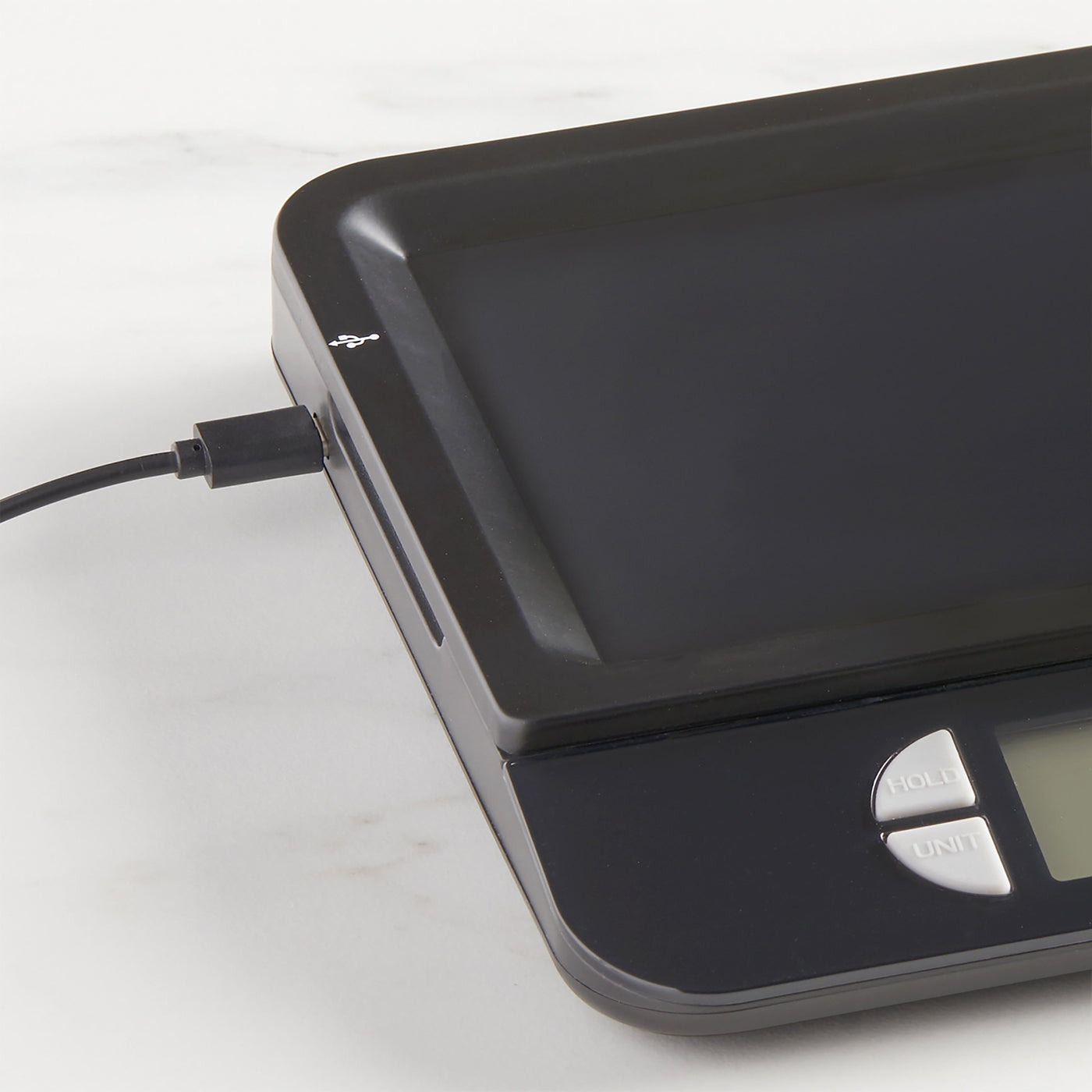 USB Rechargeable Precision Digital Kitchen Scale and Food Scale, 11 Lb. Capacity Black, for Accurate Kitchen, Food and Portion Weighing