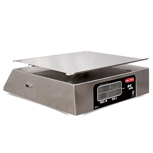 Pc40l Electronic Price Computing Scale, Rechargeable Battery, Stainless Steel Construction, 100 Memories, 8 Direct Access