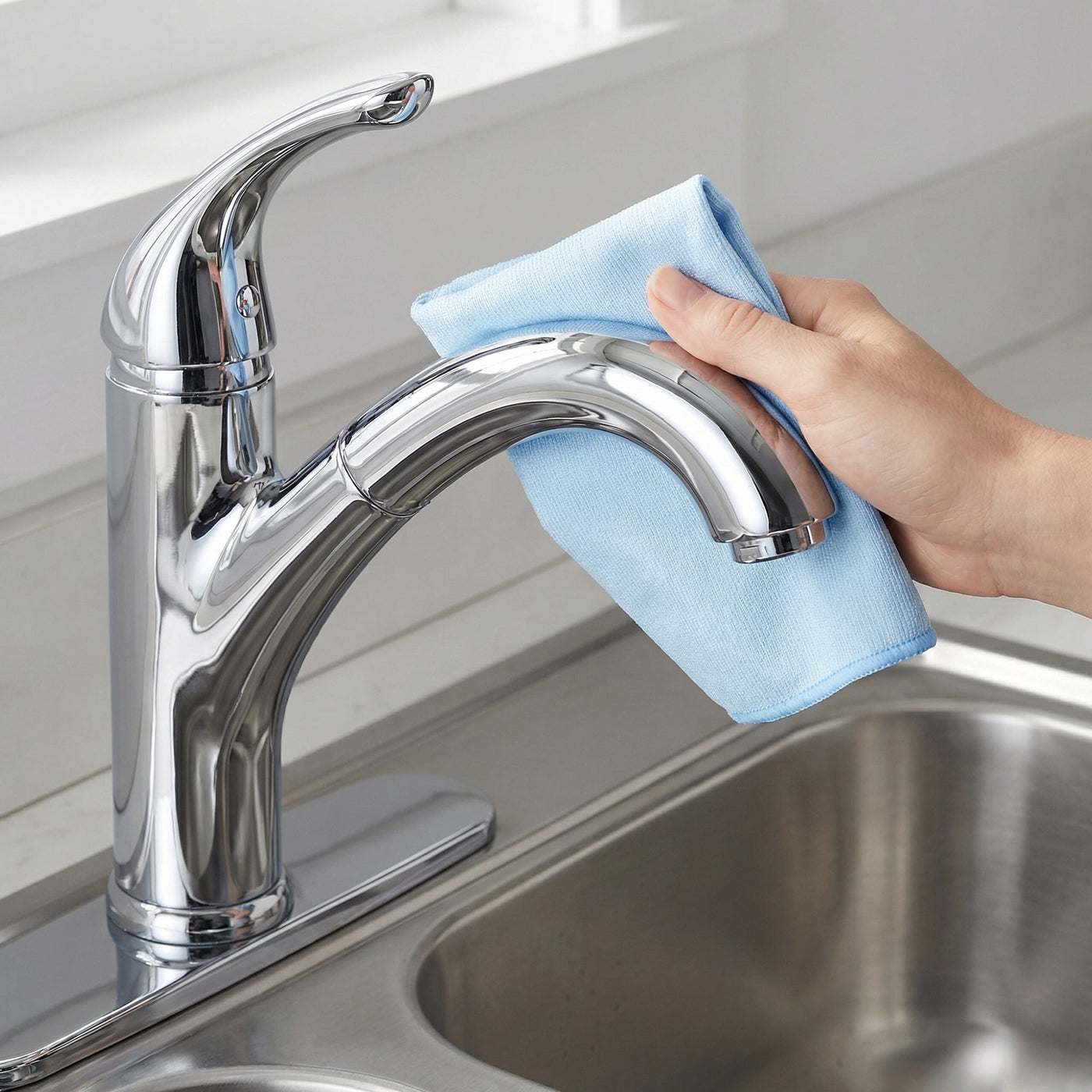 Microfiber Cleaning Fish Scale Streak Blue/Grey 12" X 12"/10" X 10", for Accurate Kitchen, Food and Portion Weighing
