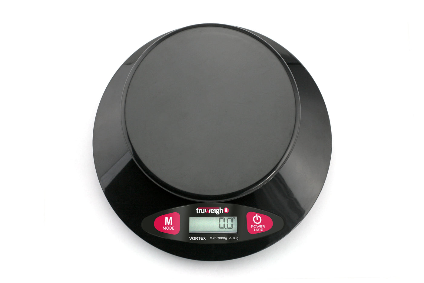 Digital Bowl Scale, 2000g X 0.1g / Black, for Accurate Kitchen, Food and Portion Weighing, Durable Design for Daily Home Use