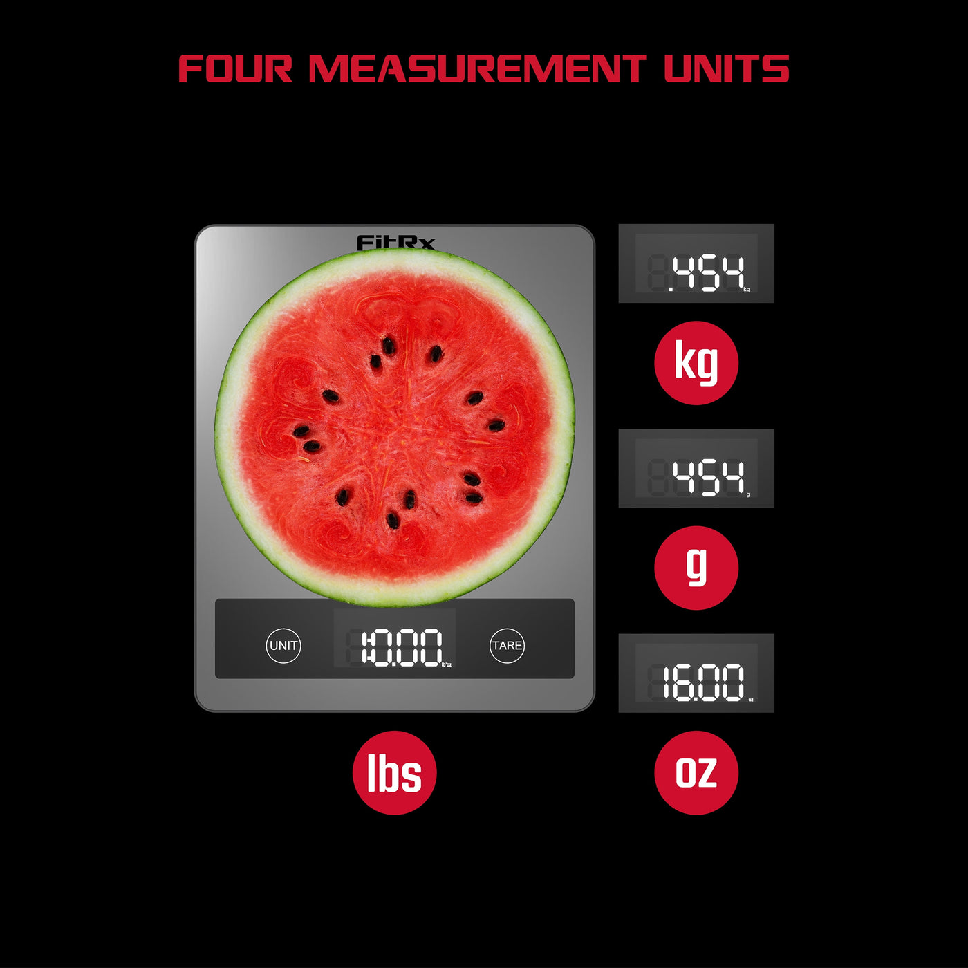 Precision Food Scale, Stainless Steel Digital Kitchen Scale, Up to 11lb, for Accurate Kitchen, Food and Portion Weighing