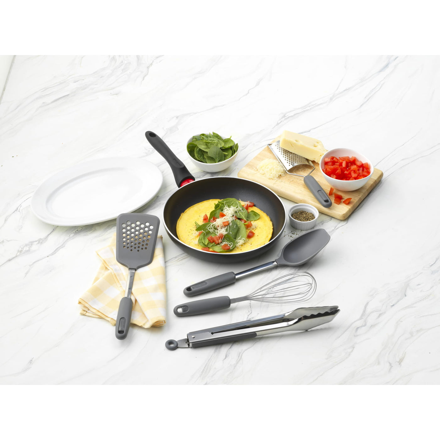 5-Piece Kitchen and Cooking Gadget Tool Set, for Everyday Home Kitchen Cooking, Storage and Organization