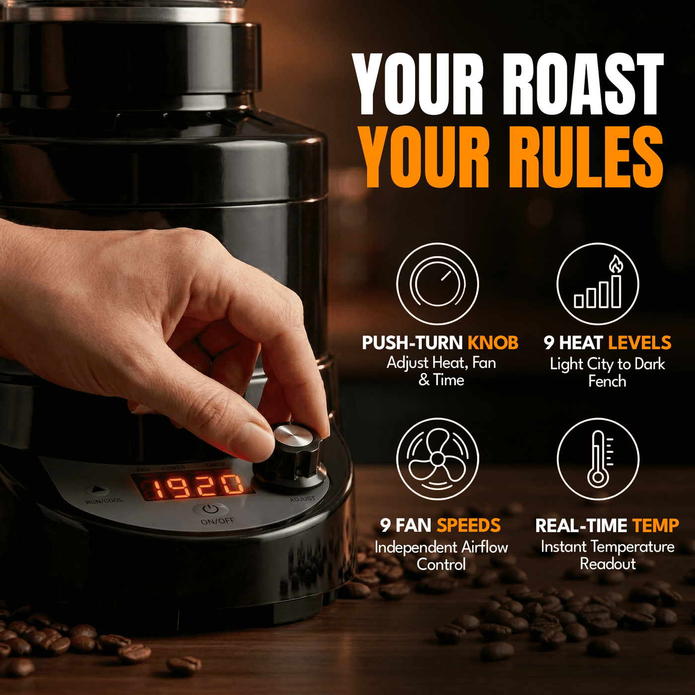 Sr800 Roasting Bundle, Ext Tube, Digital Scale, 2Lb Sample Pack, and Trays, for Accurate Kitchen, Food and Portion Weighing